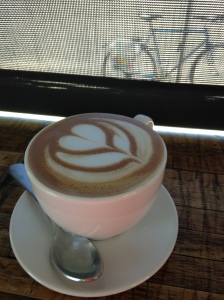 A splendid latte from Steam in Denver, CO